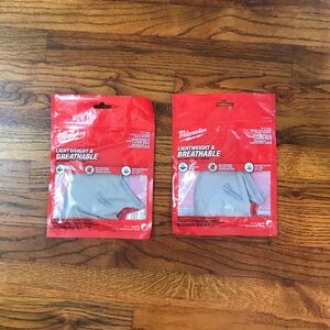 Milwaukee Lightweight Breathable Face Masks
Gray 2-Layer Reusable Mask NWT New
